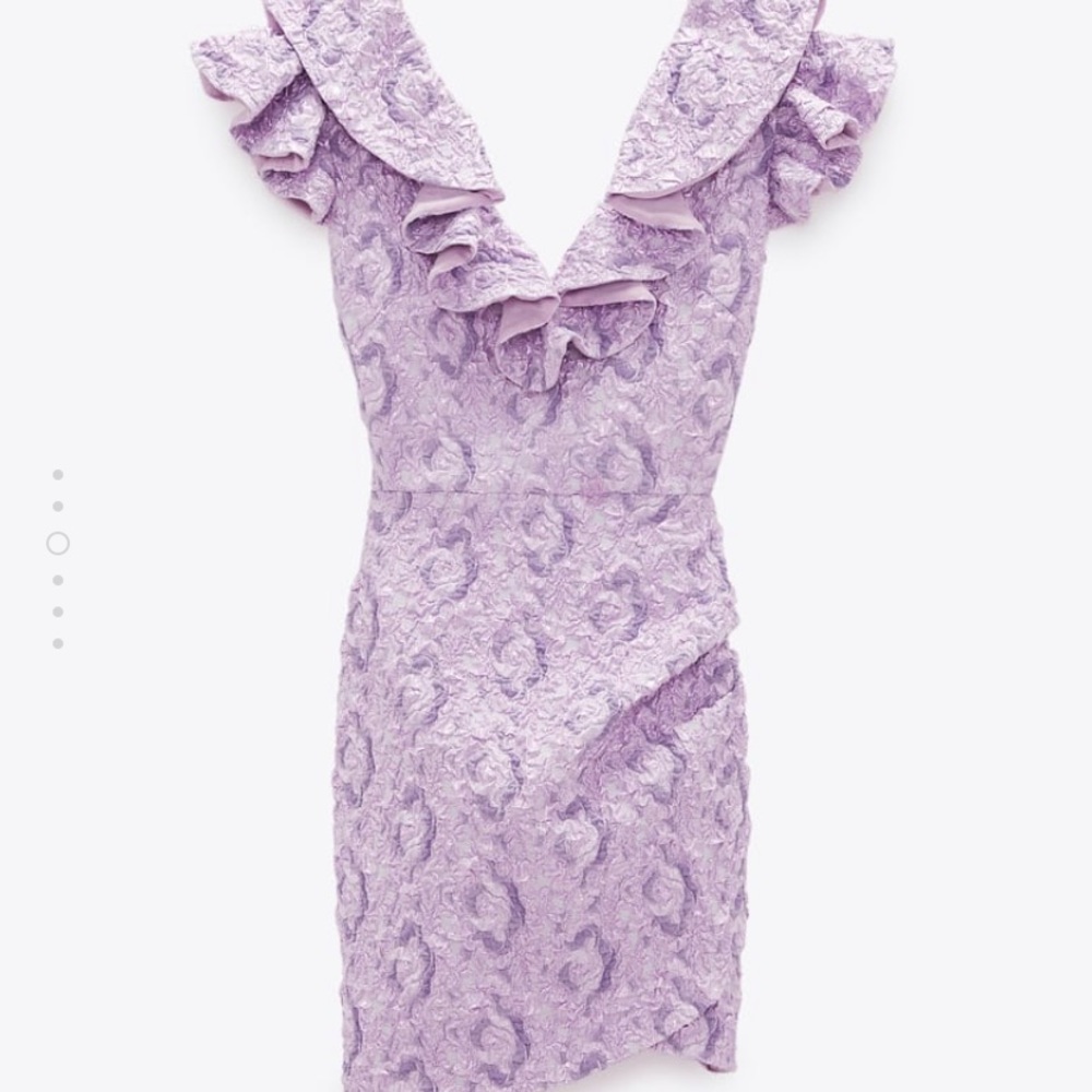 Ruffled mini dress